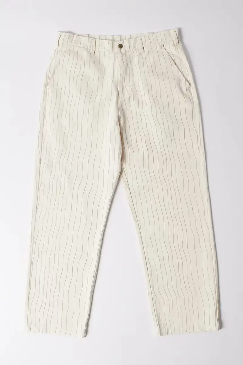 by Parra pantaloni in cotone Meandering uomo colore beige 54247
