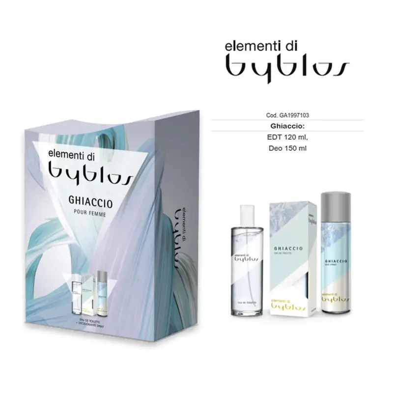 Byblos Elementi GHIACCIO EDT120ml + Deo150ml
