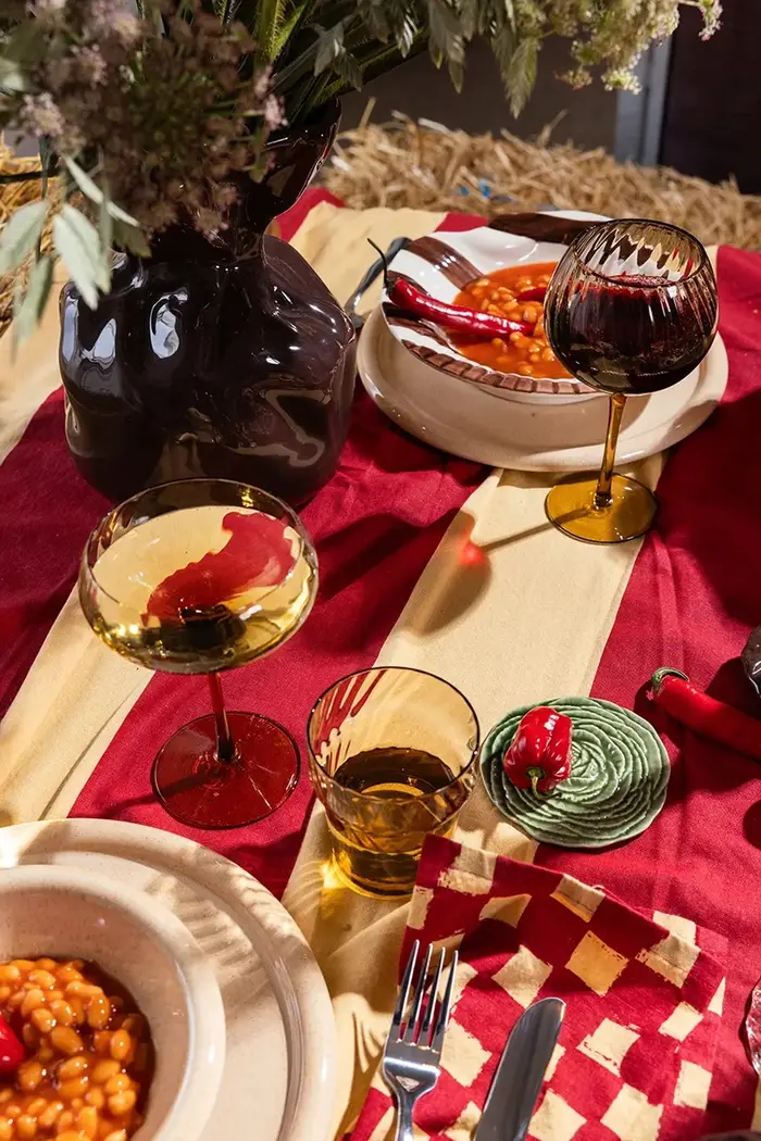 vaso decorativo Crumple 26 cm Marrone miniatura 4