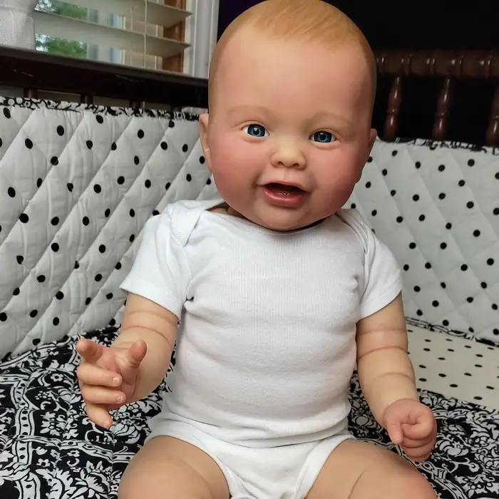 BZDOLL Reborn BZDOLL 60 CM 3D Vernice Pelle Arte Bambola Con Vena Vascolare Morbido Silicone Reborn Boy Baby Per Ragazza Big Regalo Di