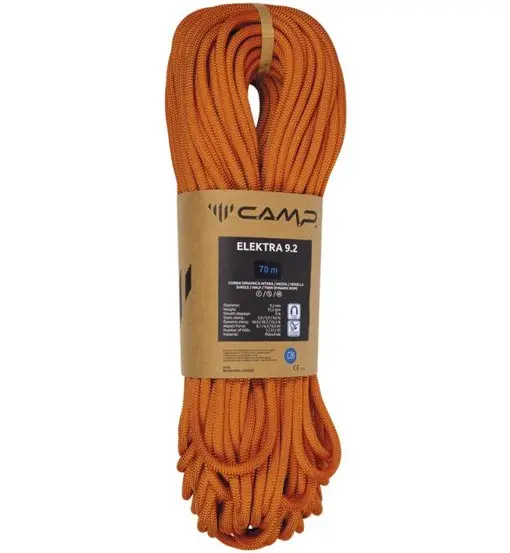 C A M P C A P Elektra 9,2 - corda singola/mezza/gemella Orange