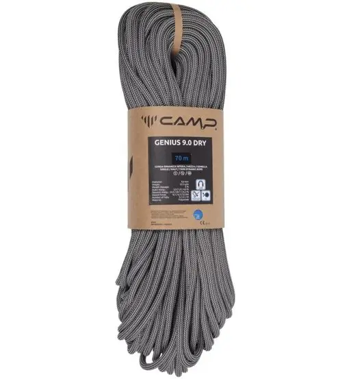 C A M P C A P Genius 9,0 Dry - corda singola/mezza/gemella Black