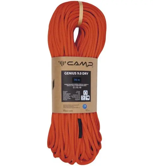 C A M P C A P Genius 9,0 Dry - corda singola/mezza/gemella Red