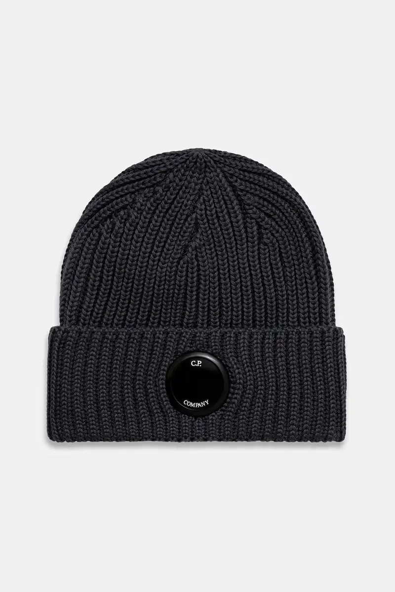 C.P. Company berretto in lana colore grigio 19CMAC739A005509A