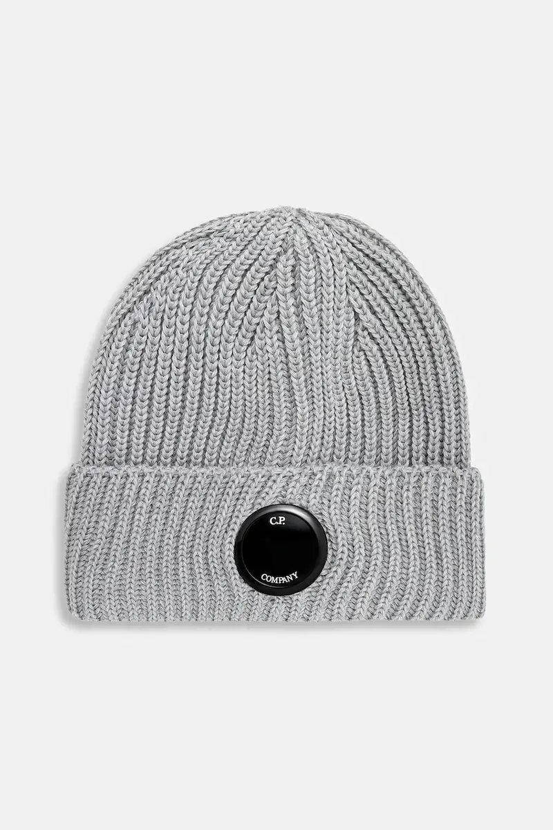 berretto in lana colore grigio RFCMAC739A005509A