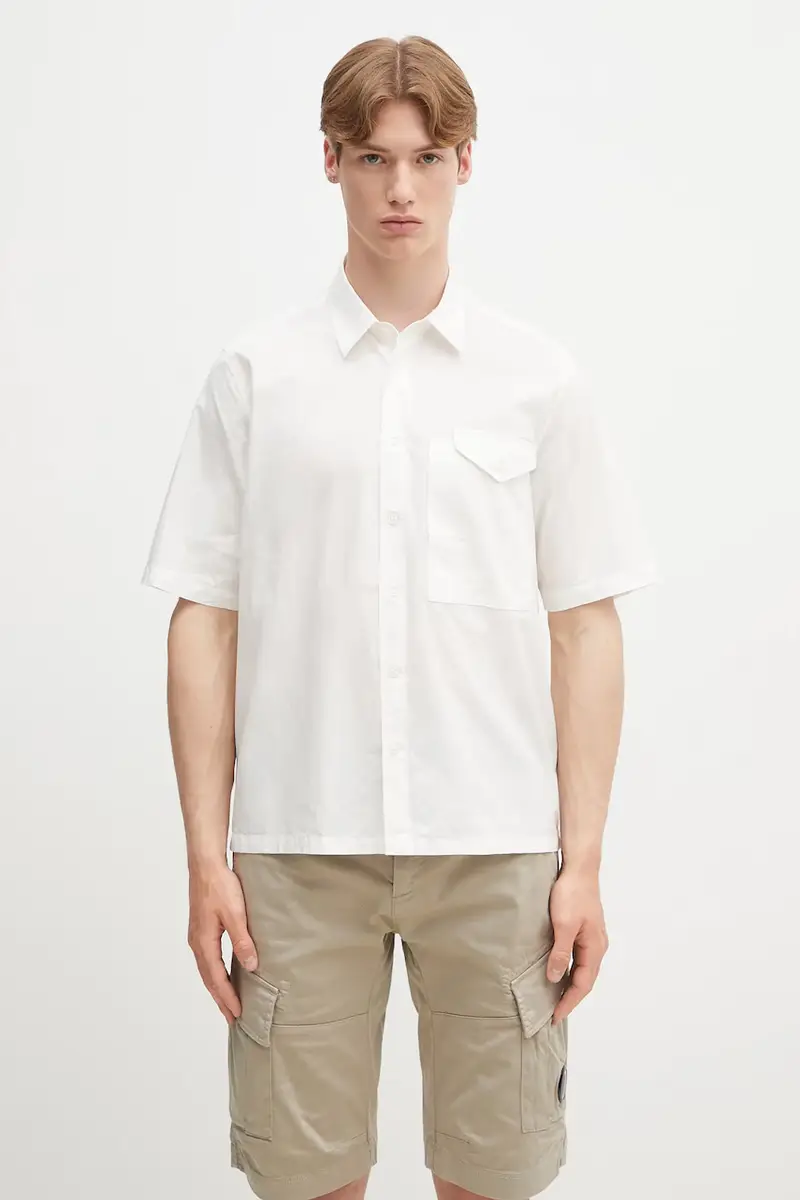 C.P. Company camicia in cotone Bianco
