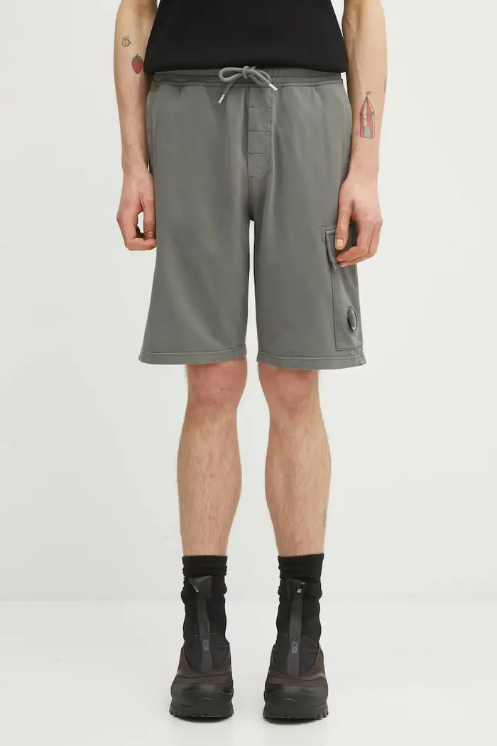 C P Company pantaloncini in cotone Grigio