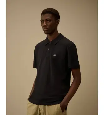 C P Company per uomo RCCMPL721A005263W Polo Stretch Piquet Logo blu marino, Casual, Cotone, Manica corta, Navy