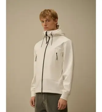 C P Company per uomo RFCMOW700A006097A Giacca Shell bianco, Casual, Poliestere
