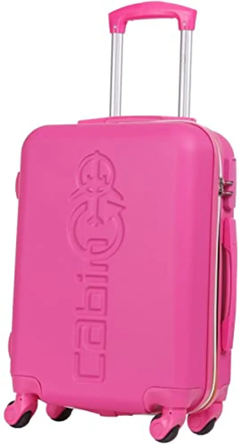 CABIN GO 5585 Valigia Trolley rigido in ABS grande valigia con ruote, 55x37x20, Bagaglio a Mano Ultra Leggero in ABS con Chiusura a