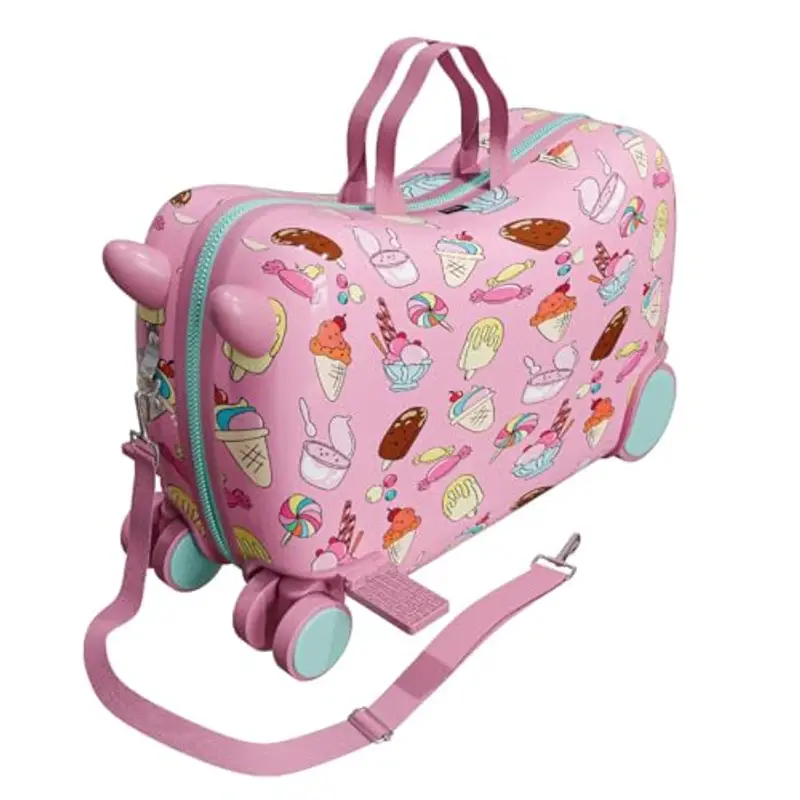 CABIN GO trolley cavalcabile bambino misura 48x31x22 - trolley bambino bagaglio a mano - valigia cavalcabile