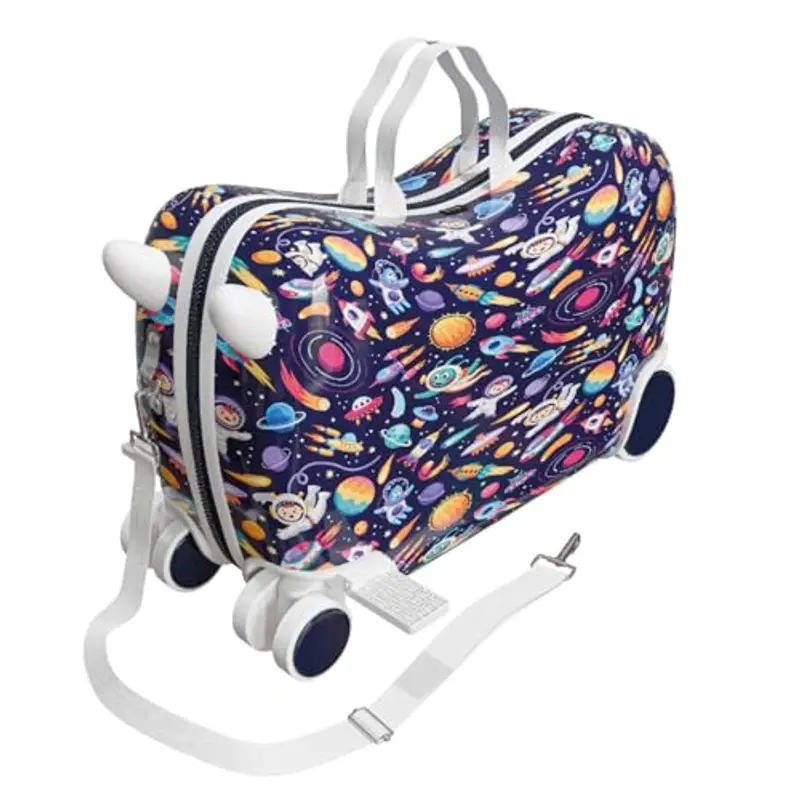 CABIN GO trolley cavalcabile bambino misura 48x31x22 - trolley bambino bagaglio a mano - valigia cavalcabile