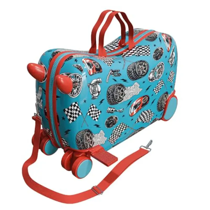 CABIN GO trolley cavalcabile bambino misura 48x31x22 - trolley bambino bagaglio a mano - valigia cavalcabile