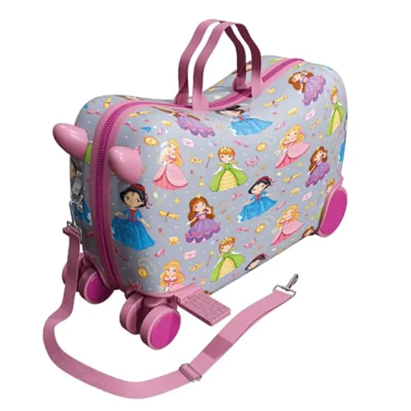CABIN GO trolley cavalcabile bambino misura 48x31x22 - trolley bambino bagaglio a mano - valigia cavalcabile