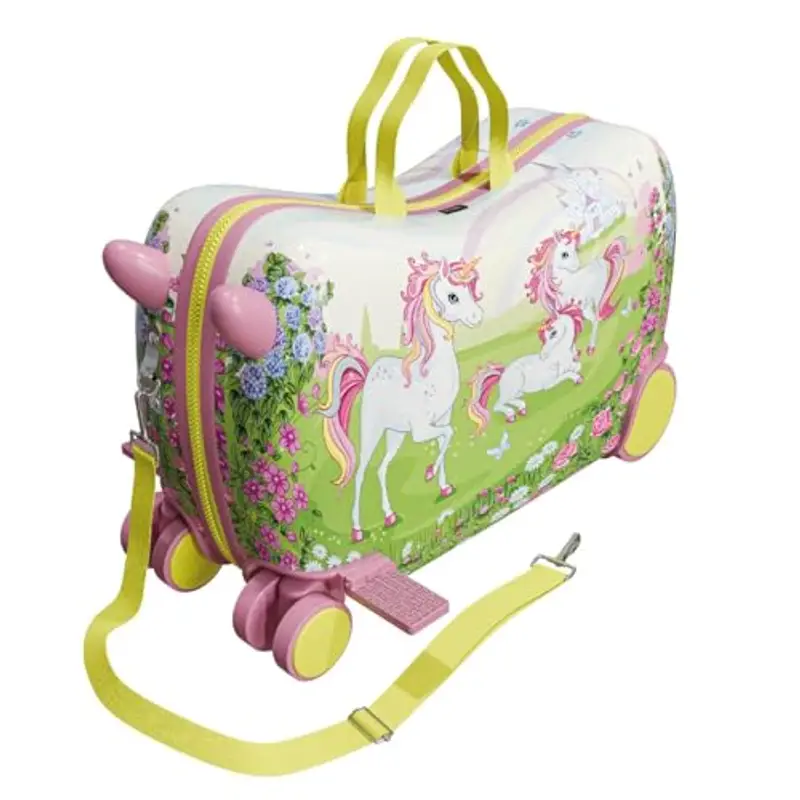 CABIN GO trolley cavalcabile bambino misura 48x31x22 - trolley bambino bagaglio a mano - valigia cavalcabile