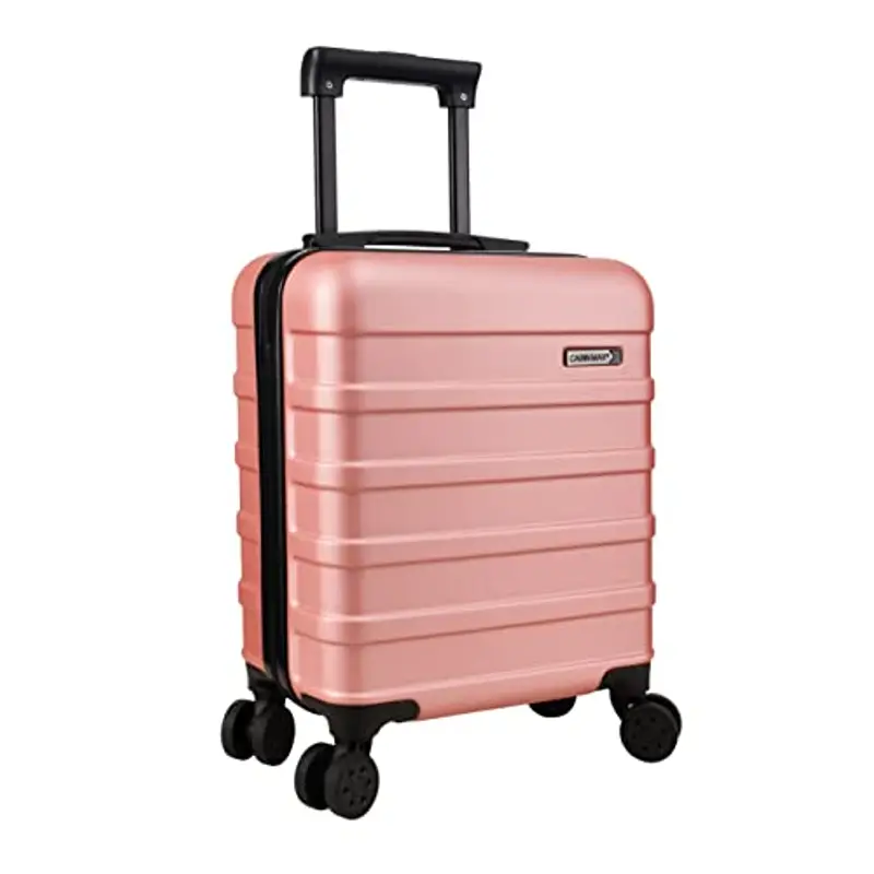 Cabin Max Anode Carry On Valigia 45x36x20cm Leggero Bagaglio a mano adatto per Easyjet Sotto il sedile, Oro rosa