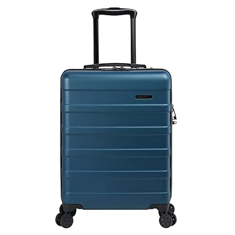 Cabin Max Trolley Bagaglio a Mano 55x40x20, Valigie, Valigia Bagaglio a Mano, Valigia 55x40x20, Leggera, Rigida, con 8 ruote, Serratura a