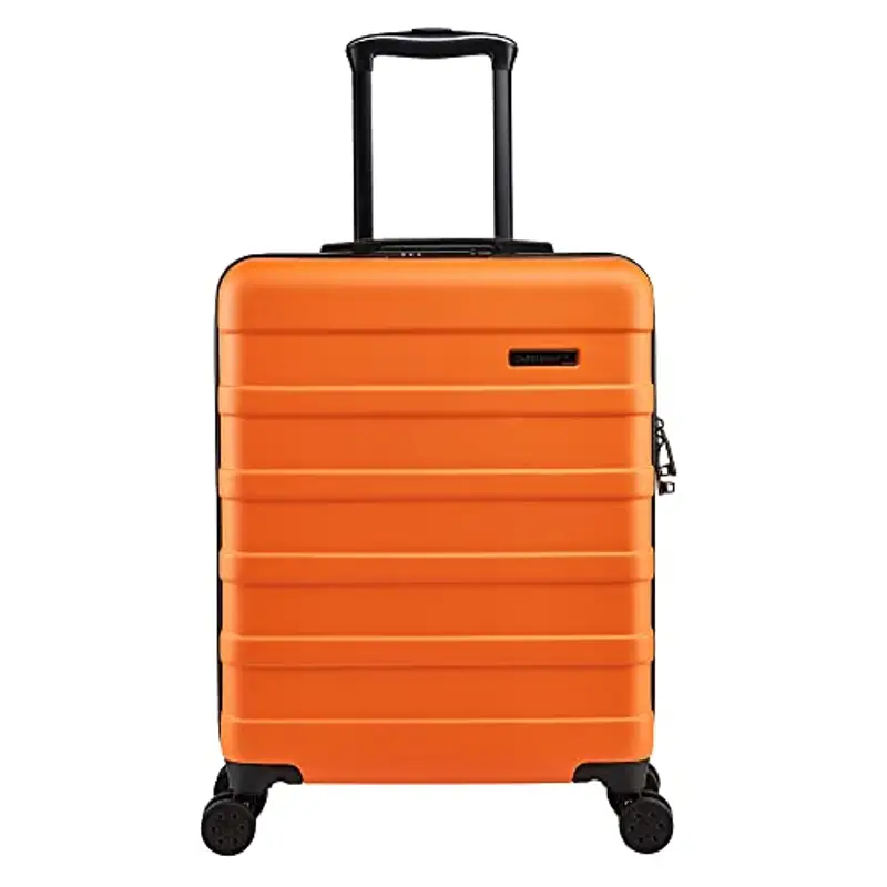 Cabin Max Trolley Bagaglio a Mano 55x40x20, Valigie, Valigia Bagaglio a Mano, Valigia 55x40x20, Leggera, Rigida, con 8 ruote, Serratura a