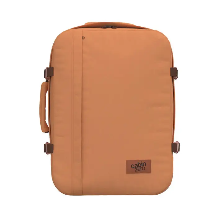 CABIN ZERO Zaino giallo da viaggio 36L con zip e cinghie di compressione