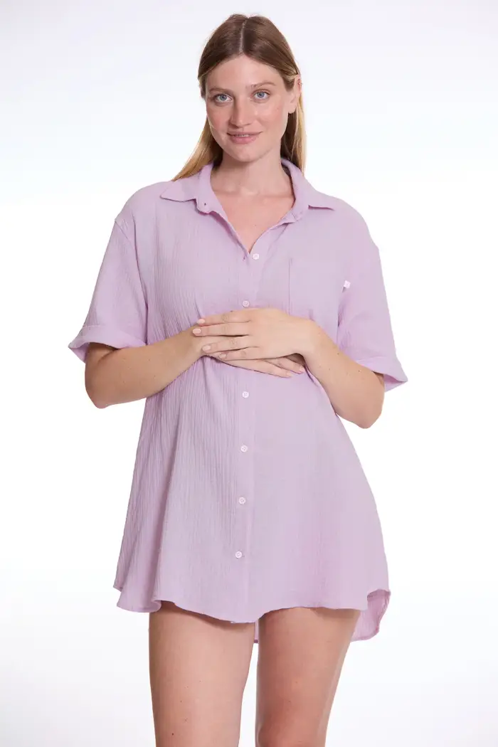 Cache Coeur ICE CREAM | Copricostume Premaman e Allattamento Lilla Purple