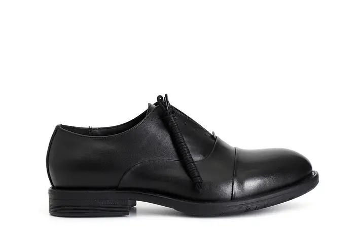 francesina da uomo in pelle nero