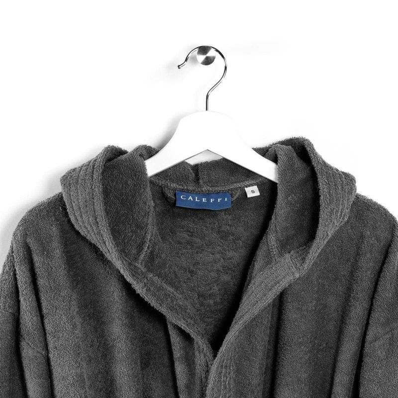 Caleffi Accappatoio MINORCA Spugna Cotone 400gsm 3XL ANTRACITE