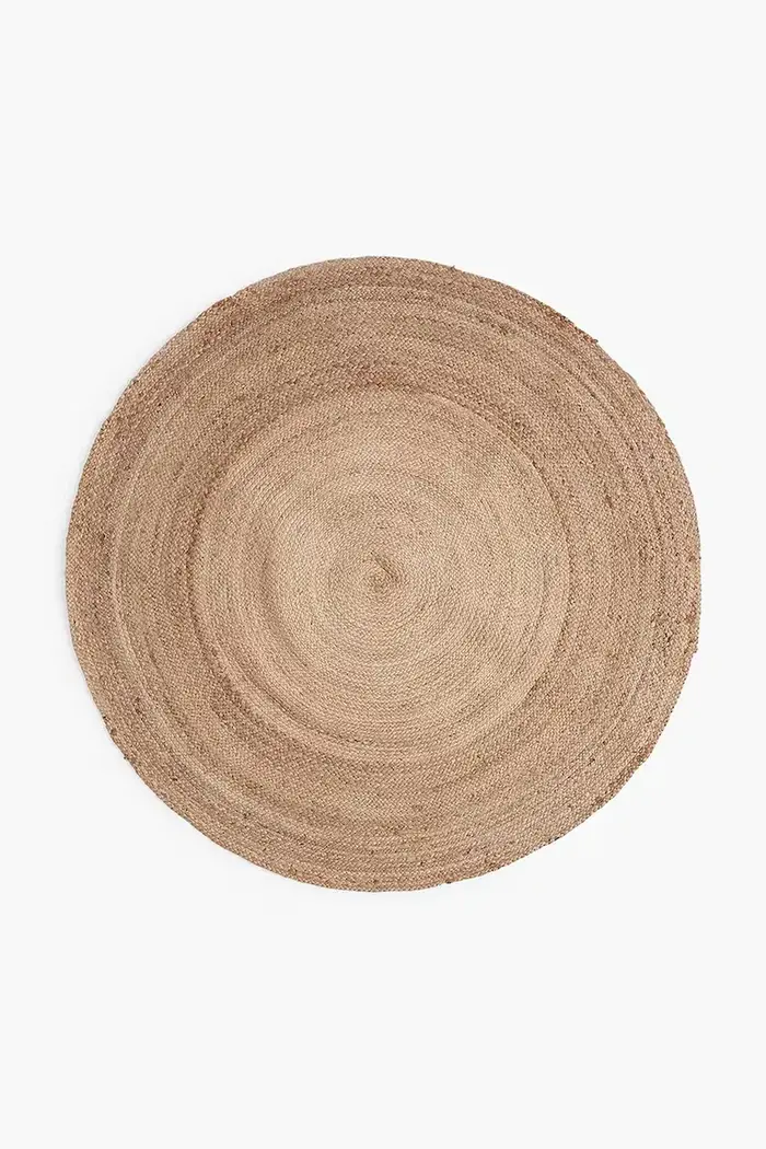 tappeto decorativo in juta 100 cm Beige