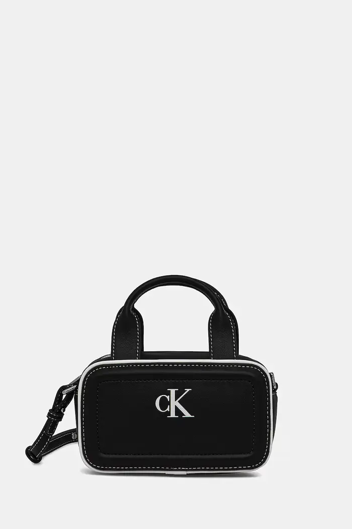borsa a tracollo da donna in similpelle Nero