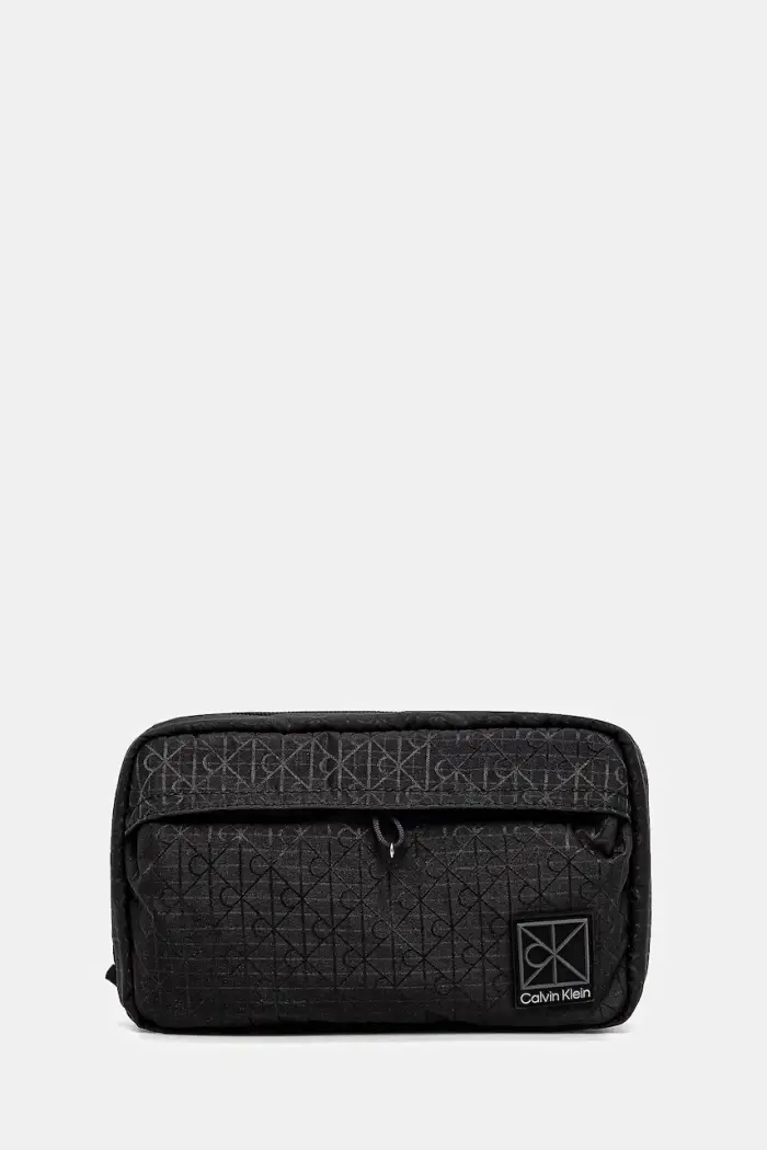 borsa cosmetica da uomo Nero