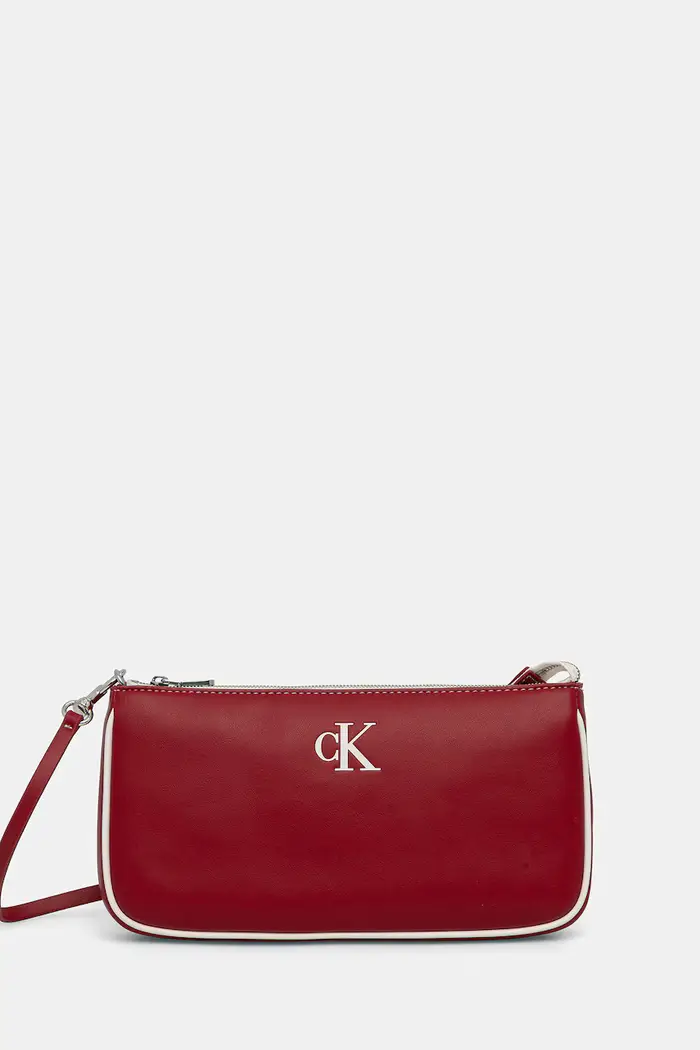 borsa hobo da donna in similpelle Rosso