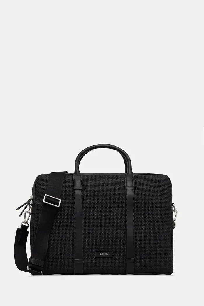 Calvin Klein borsa per laptop 40 x 28 x 7 cm Nero
