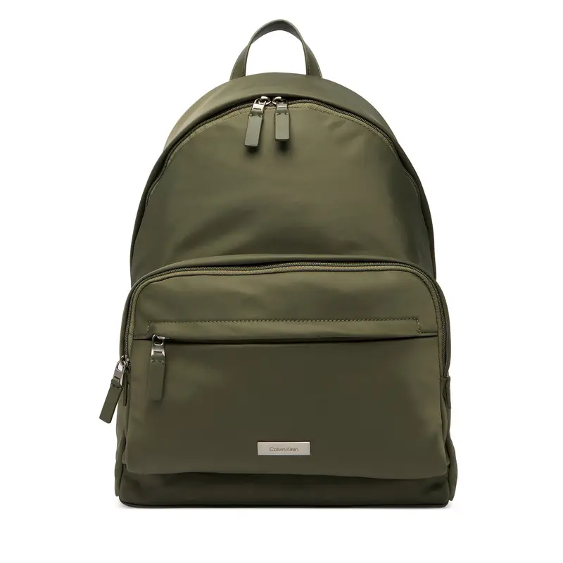 Calvin Klein Borsellino Sleek Round Backpack LV04D3143G Verde