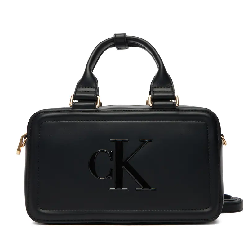 Calvin Klein Borsetta Bold Ck Bauletto Crossbody LV04F3411G Nero