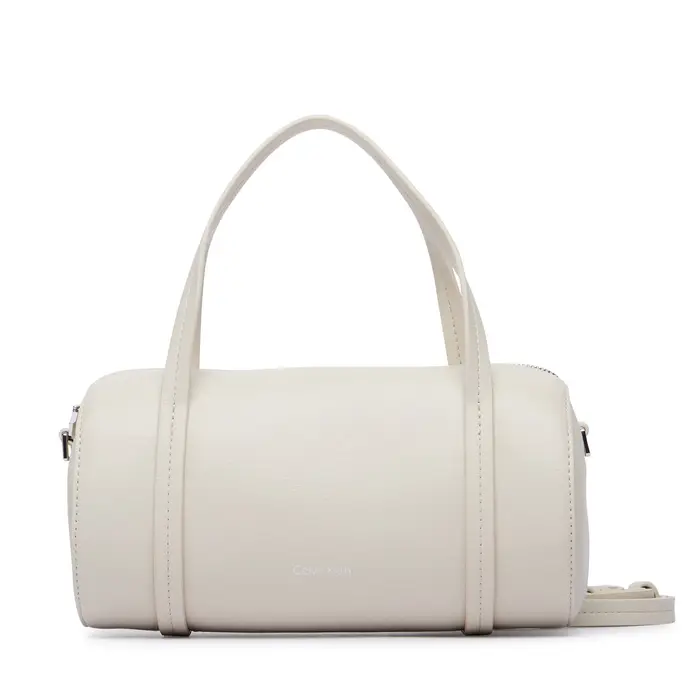 Calvin Klein Borsetta Foil Logo Small Duffle Bag LV04F3663G Crema