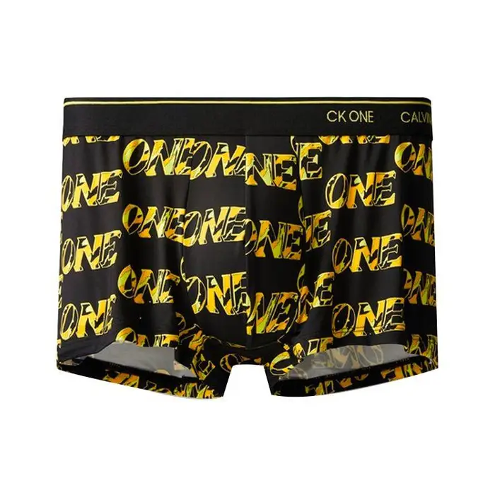 Boxer con Stampa a Fantasia Basso Vita Uomo intimo Nero Oro NB2225-V3X XL