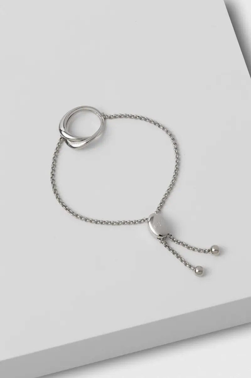 Calvin Klein braccialetto donna Argento