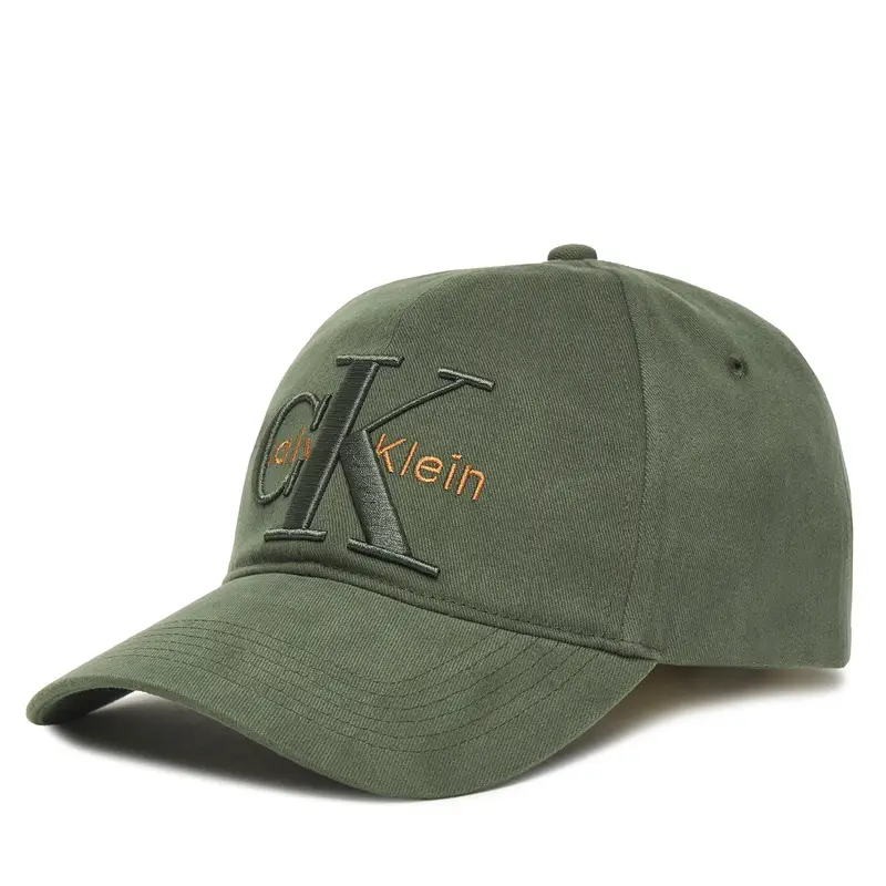 Calvin Klein Cappellino Large Monologo LV04D5039G Verde
