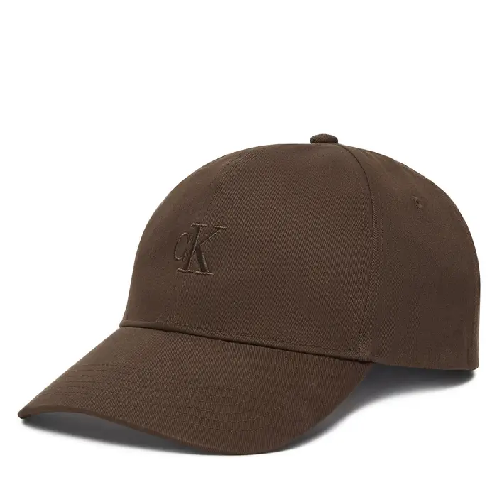 Calvin Klein Cappellino Monogram Embroidery Baseball Cap LV04G5002G Marrone