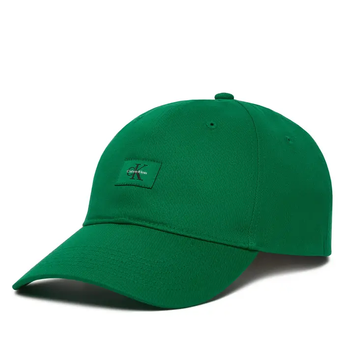 Calvin Klein Cappellino Monologo Woven Patch Bb Cap LV04D5077G Verde