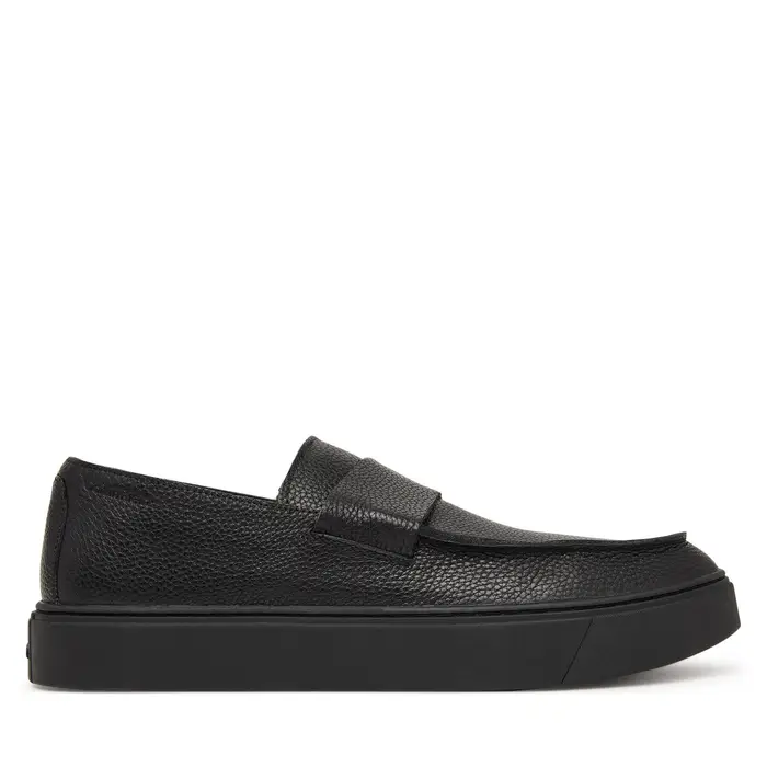 Chunky loafers Calvin Klein Hybrid Clean Loafer Band Tum Lth HM0HM02184 Nero