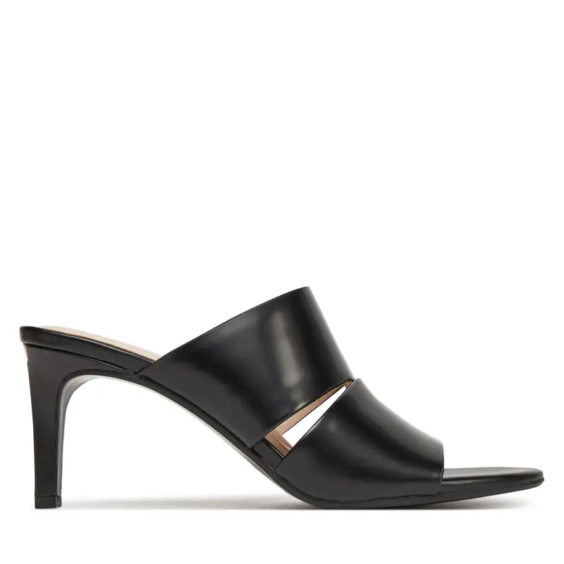 Calvin Klein Ciabatte Heel Mule 70 - Lth 2 Straps HW0HW02460 Nero