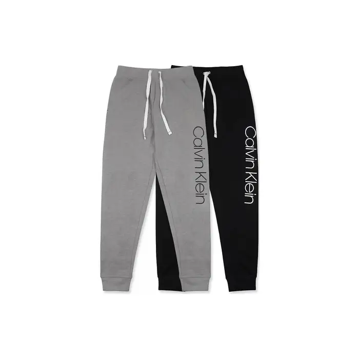 Ck Logo con Lettera Stampato Coulisse Polsini Joggers in Maglia Set 2 Pezzi Donna pantaloni QP2074S-030 L