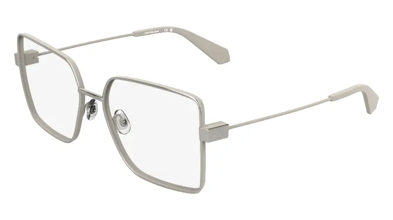 Calvin Klein Donna CKJ26203 042 Montature da vista Metallo Argento Squadrata Normale