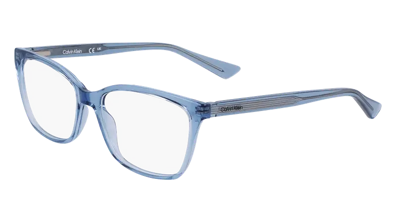 Calvin Klein Donna CK23516 414 Montature da vista Bio-iniettato Blu Squadrata Normale Normale