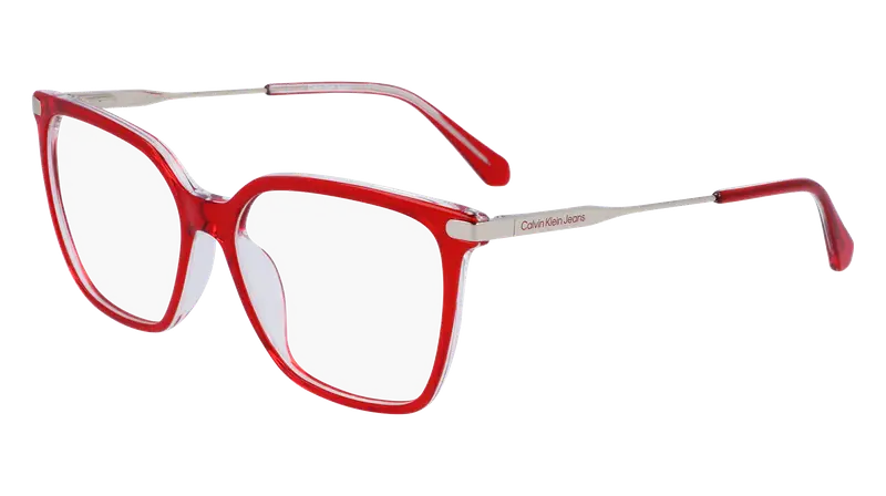 Calvin Klein Donna CKJ22646 600 Montature da vista Acetato Rosso Farfalla Normale Fotocromatiche