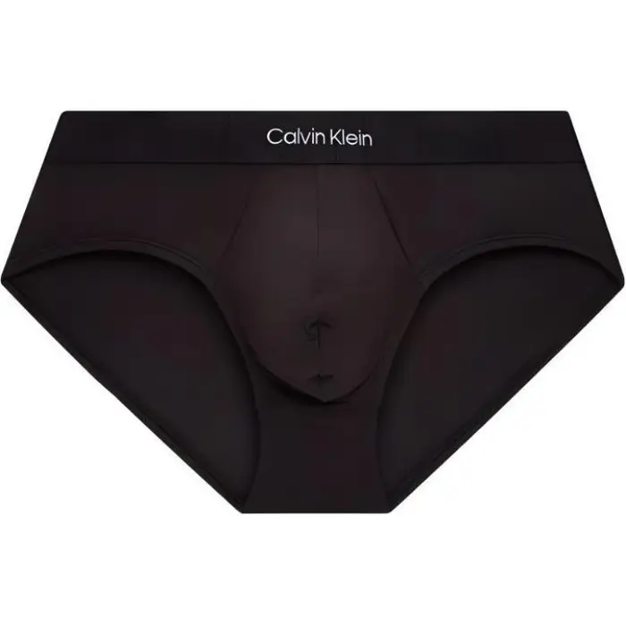 Double Gravity Band Slip a Vita Alta in Jacquard Solido Biancheria intima Uomo Nero NB3311-UB1 M