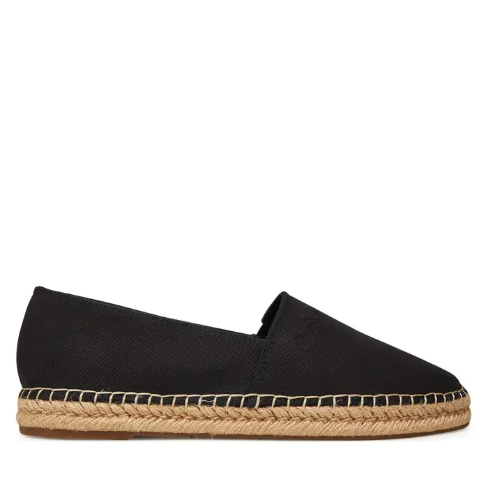 Espadrillas Calvin Klein Espadrille Cv Logo HM0HM01808 Nero