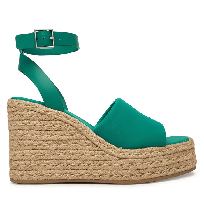 Espadrillas Calvin Klein Wedge Espad 70 Neopr Mg HW0HW03014 Verde