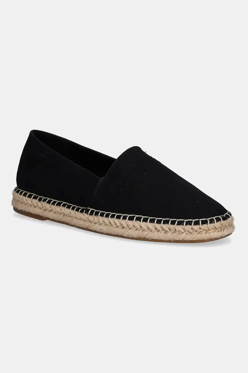 Calvin Klein espadrillas ESPADRILLE CV LOGO colore nero HM0HM01808