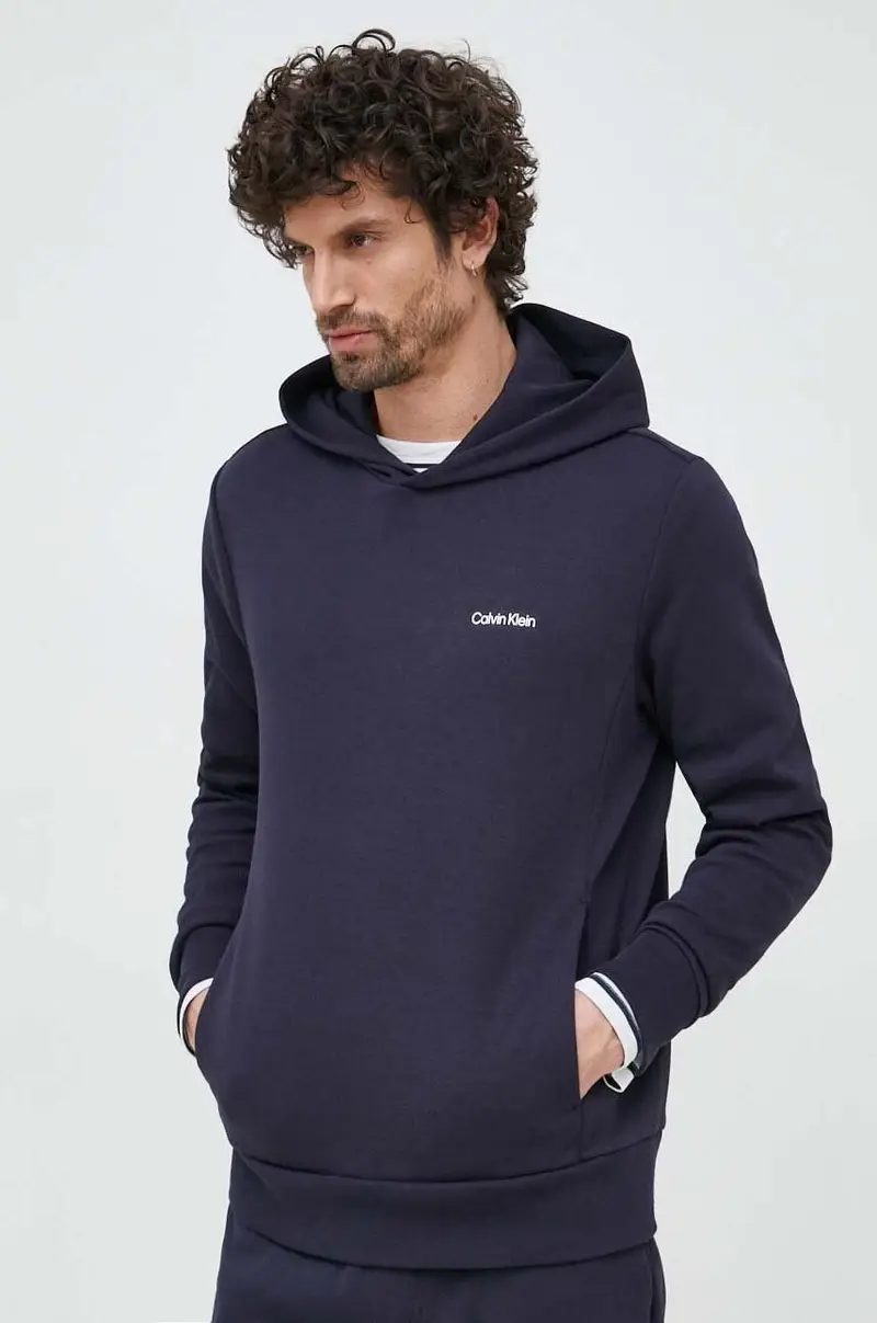 Calvin Klein felpa uomo con cappuccio Blu navy